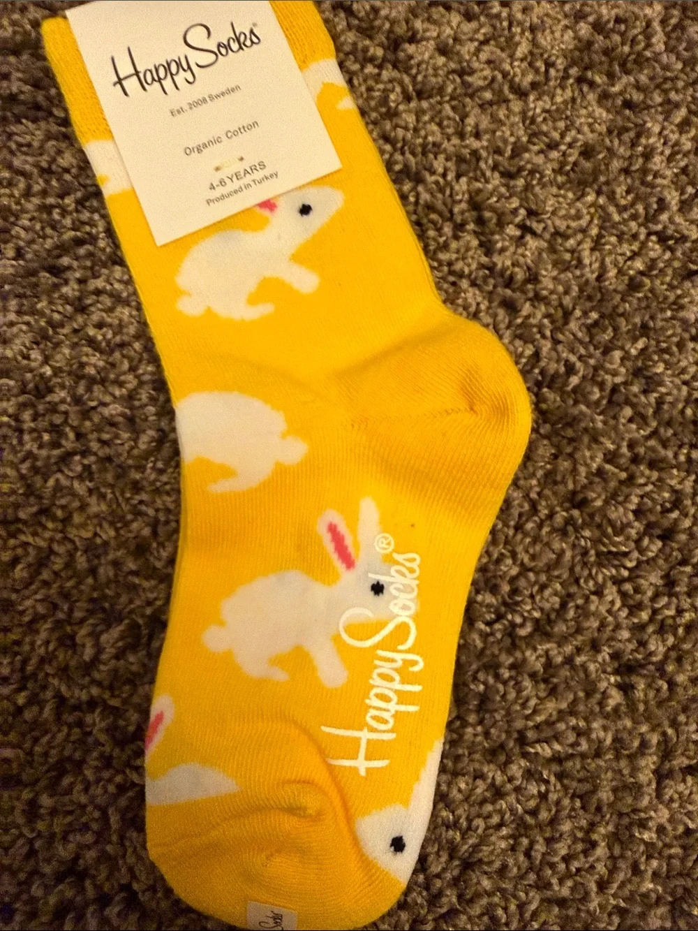 NWT Happy Socks x the Simpsons Bart Simpsons kids socks - 4-6 T